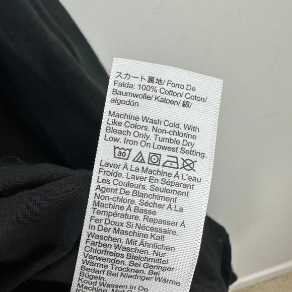 NEW J.Crew Strapless Mixy Dress Smocked A Line Minimalist Ramie Black XXS - Picture 14 of 15